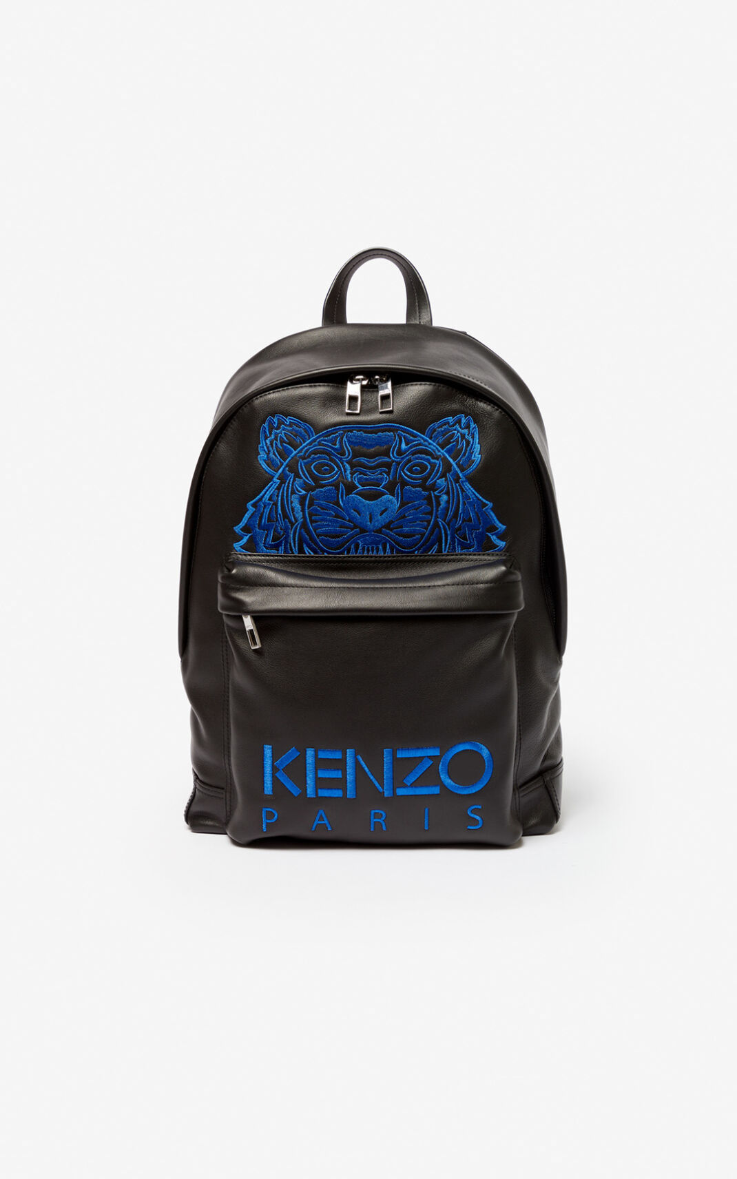 Kenzo Tiger leather Moška Nahrbtnik Črna SI-0627110